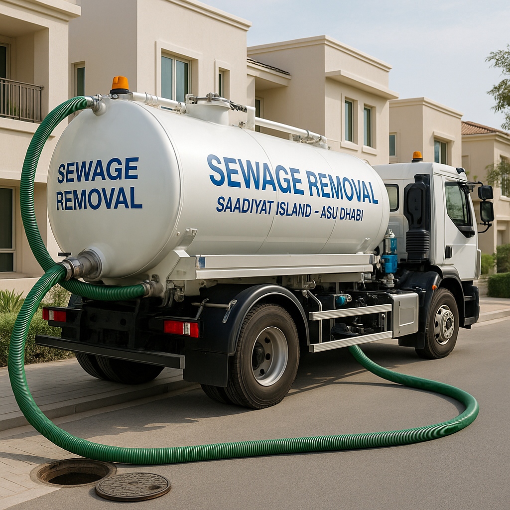 Sewage water removal service