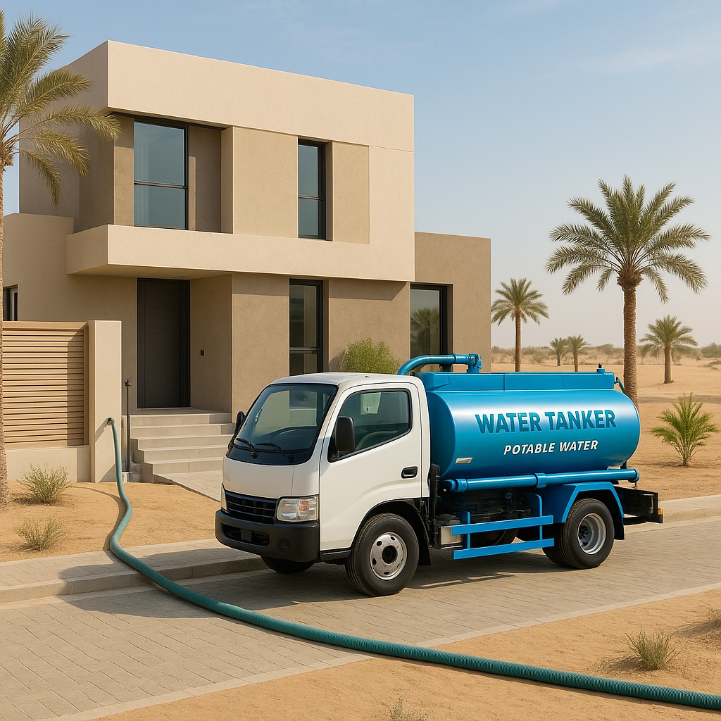 Villa water supplier tanker service